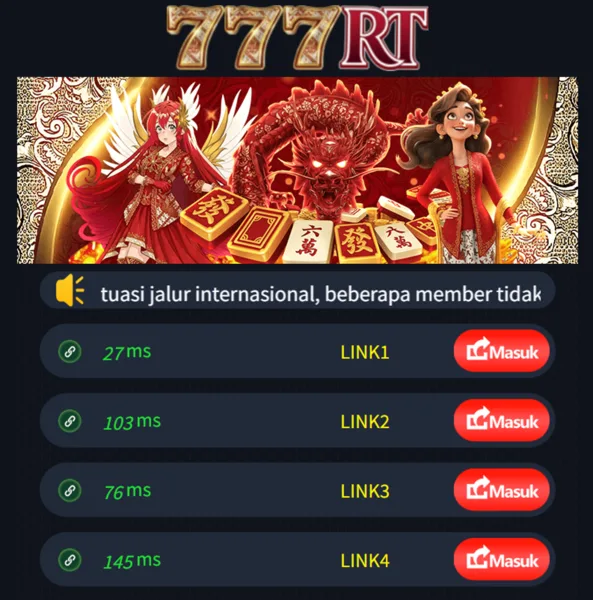 777RT Bonus Member Baru 100%